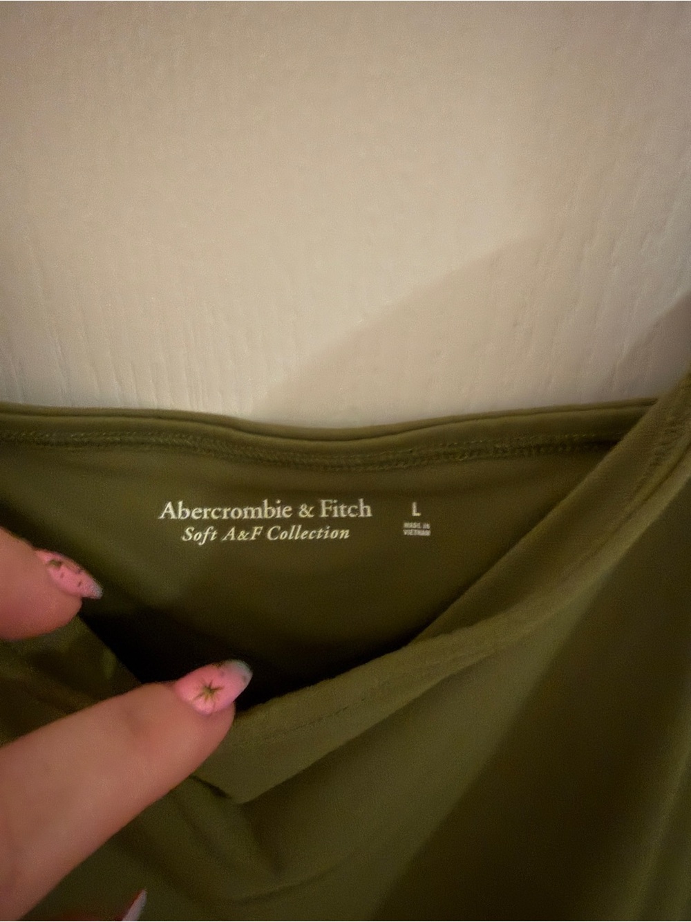 Abercrombie & Fitch Olive Green Tank Top - Picture 2 of 3